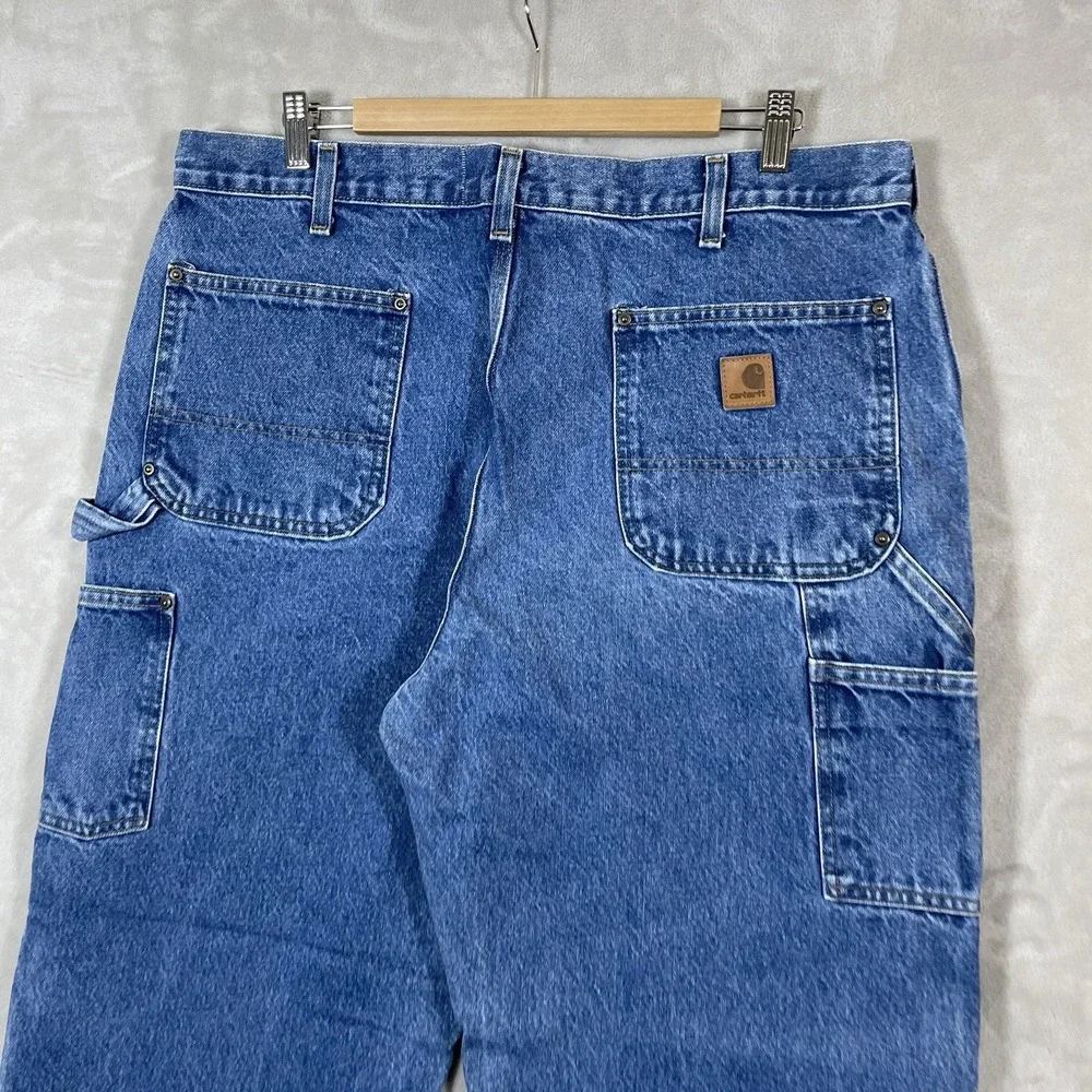 Vintage Carhartt Double Knee Pants Mens 38x30 B73 DST Dungaree Fit 2011 Jeans